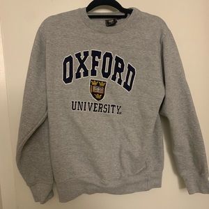 Oxford University crewneck sweatshirt